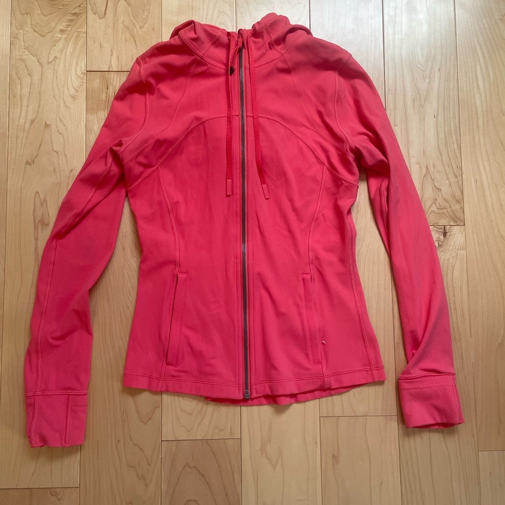 lululemon hooded define jacket *Nulu pale raspberry — no longer sold!!!